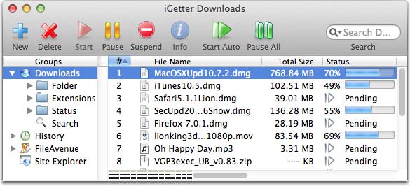 iGetter Download Manager For Mac